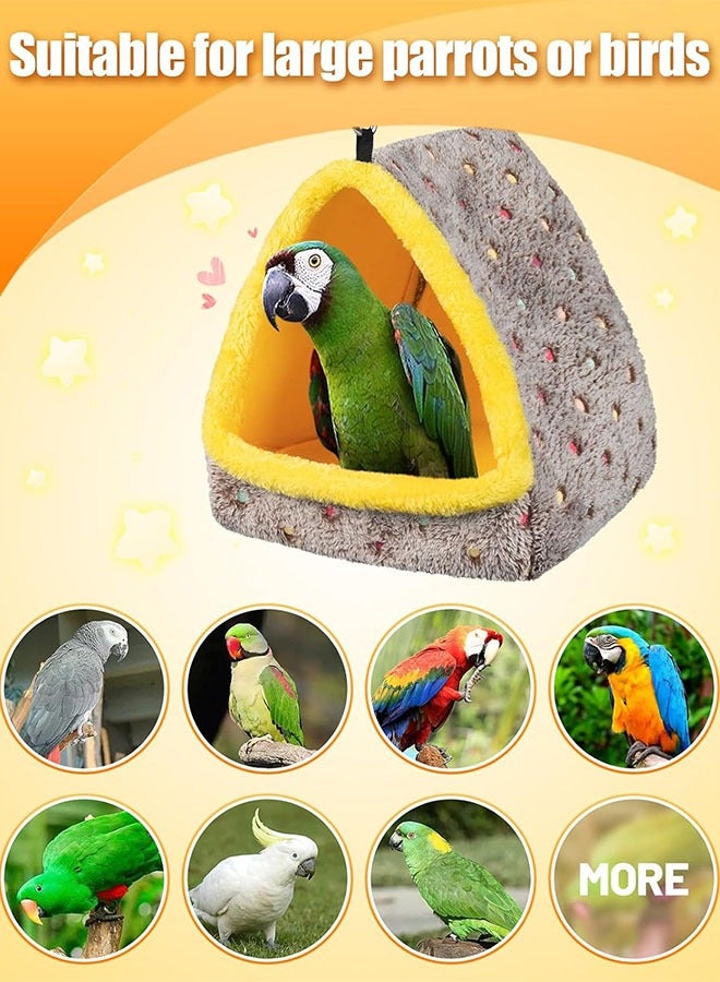 Large Bird Nest House, Comfortable Bird Bed for Cage with Mat, Hanging Hammock Shed Hideaway Hut for Macaws African Grey  Parrots - Image 4
